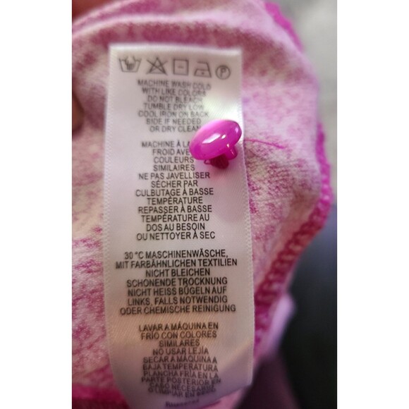 Adrianna Papell Pink Floral Top Women's Size Small High Neck 3/4 Sleeve Stretch - Picture 6 of 11